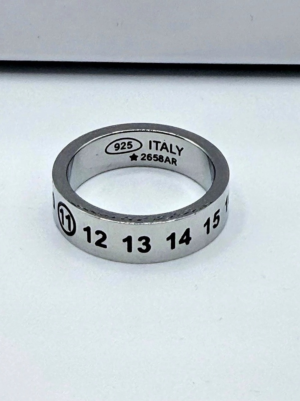 Maison Margiela Number Ring Silver Ring Size 7